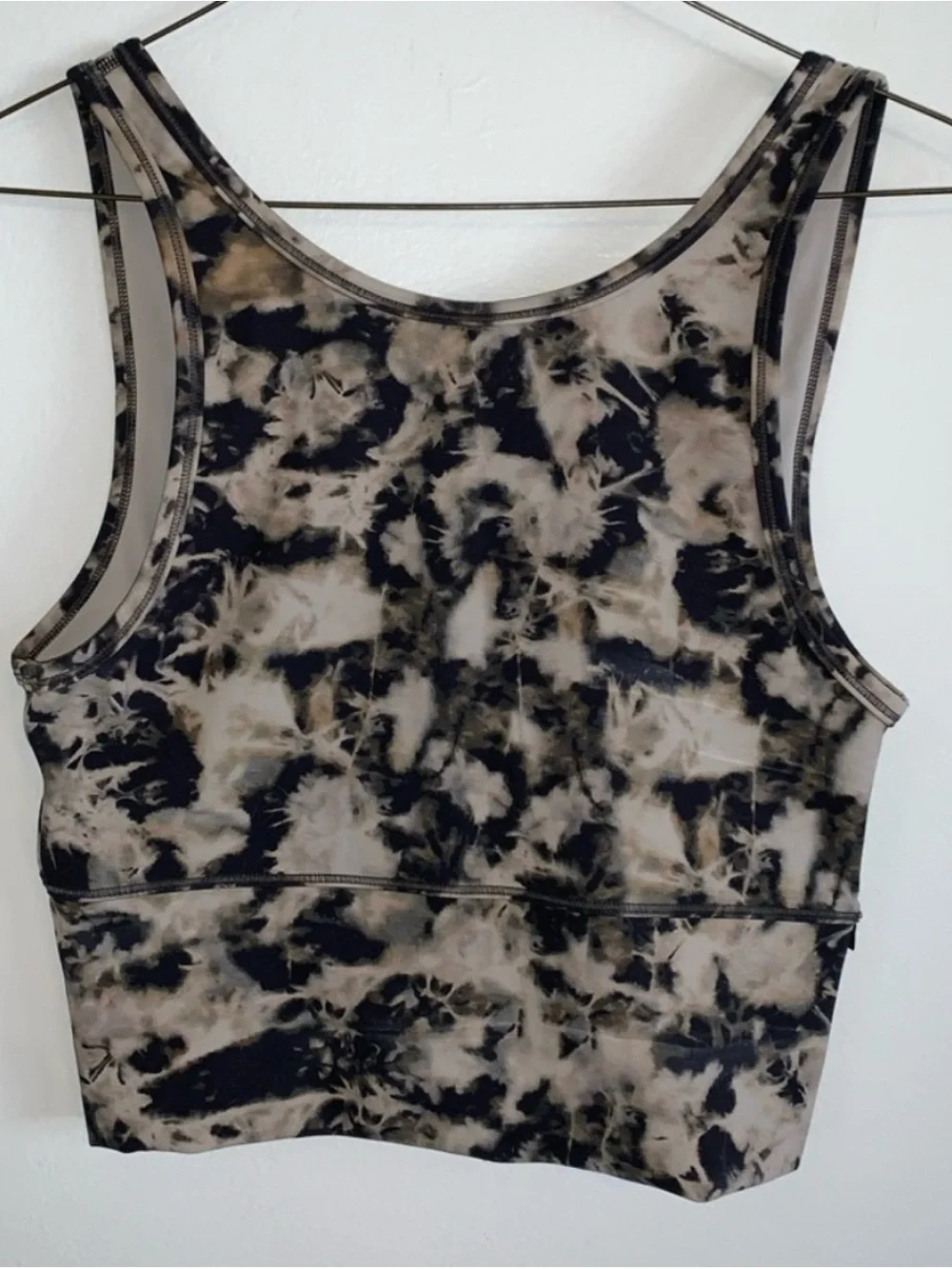 Lululemon Power Pivot Tank *Everlux  Dispersed Light Raw Linen Multi Size 4